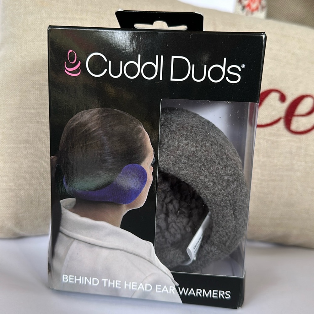Women’s gray cuddle duds earmuffs warmers